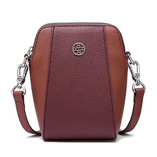 Image of Women's Leather Phone Crossbody Shoulder Bag with Wallet