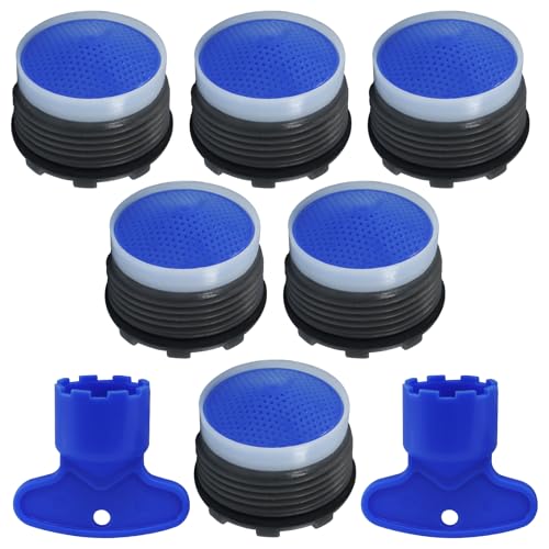 Kyuionty 8Pcs M18.2 Faucet Aerator, Flow Restrictor with Removal Tool
