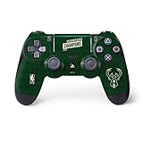 Skinit Decal Gaming Skin Compatible with PS4 Pro/Slim Controller - Officially Licensed NBA Milwaukee Bucks 2021 Champions Design