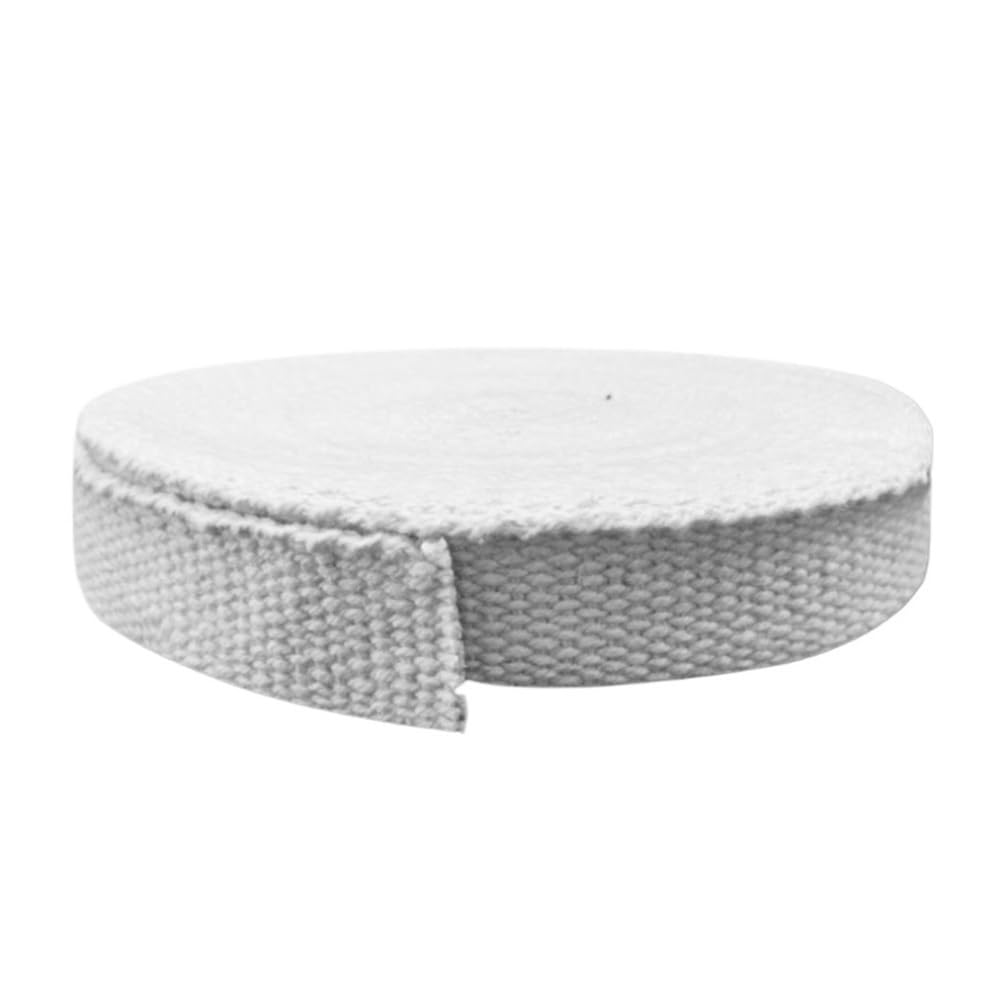 Corda in fibra di vetro per stufe, Corda di tenuta intrecciata in fibra ceramica ad alta temperatura Lunghezza 1M Spessore 3mm Larghezza 3x (30-100) mm | 3x100mm
