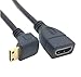 AFUNTA High Speed 90 Angle HDMI to Mini HDMI Cable V1.4 3D for Camcorders Tablet 3 pcs
