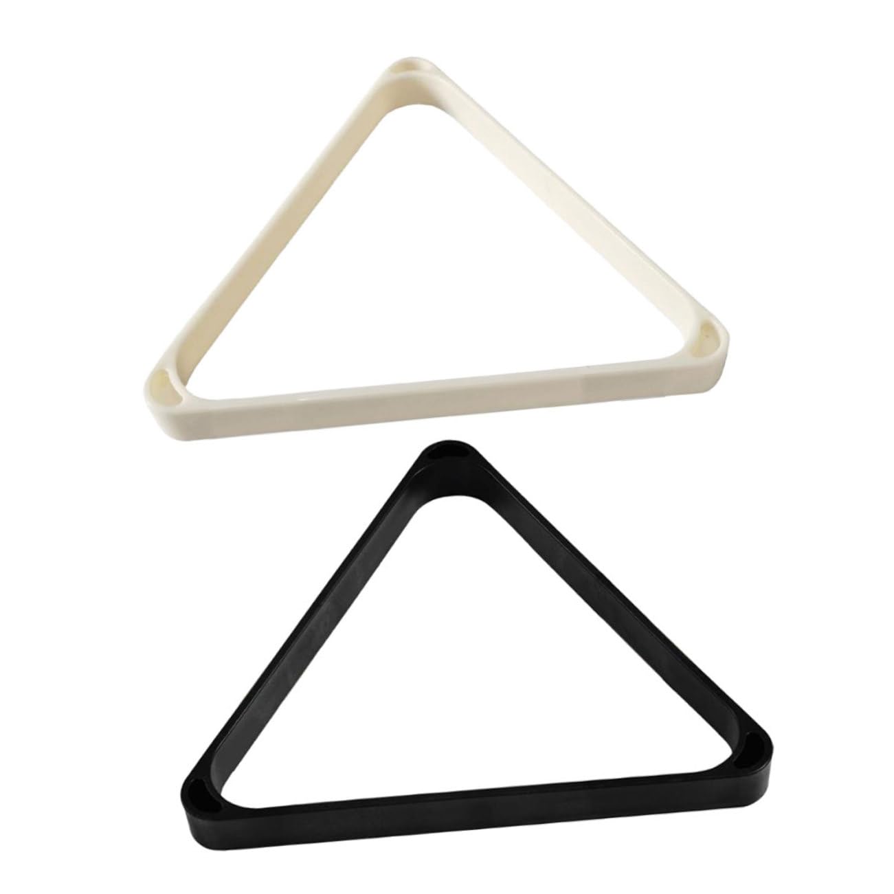 Toddmomy 2pcs Triangle Billiard Rack Durable Pool Balls Holder for Game Room Easy to Use Billiard Supplies Stable Design for Amateur Professional Players Random Color