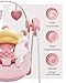 Baby Swings for Infants, Baby Girl Swing for Newborn, Portable Infant Swing with Music, Adaptable Speed, Timing, Soft Cushion, 0-9 Months 20 lbs(Pink)