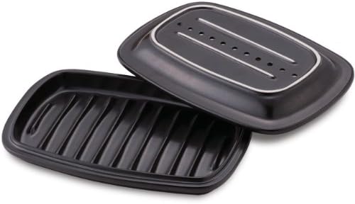 Ceramic Grill Roaster 7.3 x 10.2 x 2.1 inches (18.5 x 26 x 5.4 cm) F-200P