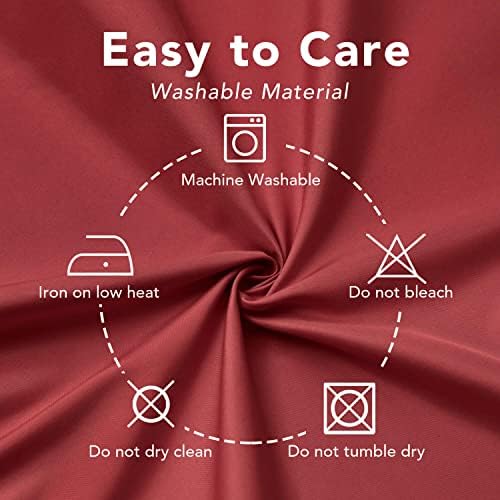 OutdoorLines Waterproof Outdoor Curtains for Patio-Privacy Sun Blocking Grommet Curtain Panel Weatherproof, UV Resistant Curtains for Gazebo, Front Porch, Pergola Burgundy 100W x 120L Inch 1 Panel — view 6
