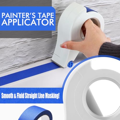 lmoikesz Klebeband Werkzeug Applikator, scharfer Klebebandschneider für die Dekoration, Heimdekoration, Klebeband Schneidwerkzeug, ABS (mit Klebeband (Orange))