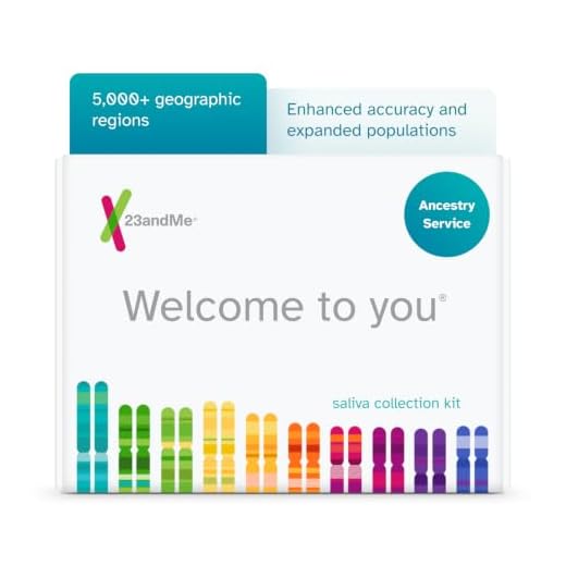 23andMe Ancestry Service - DNA Test Kit with Personalized Genetic Reports Including Ancestry Composition with 4000+ Geographic Regions, Family Tree, DNA Relative Finder and Trait Reports