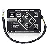 Fenglesha 368991 RV Leveling Touch Control Panel with Harness Adapter Compatible with Lippert Power Gear RV Auto Levelling System 500629S 359080