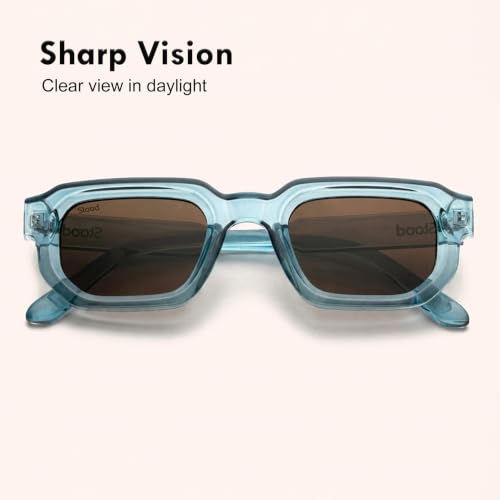 Image of Stood Square Sunglasses | UV Protected | Polycarbonate Frame | Shiny Finish | Men & Women | SG-STD0025