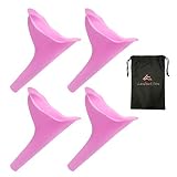 Landteek Female Urination Device Travel Camping Outdoor Standing Pee Reusable Urinal Women Funnel Po