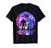 Alien and Bigfoot Full Moon Sasquatch UFO T-Shirt