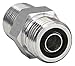 Parker 12 FLO-S Connector, Zinc PLTD Steel, M x ORFS, 3/4in