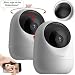 7links Elesion Camera: 2er-Set WLAN-Pan-Tilt-Kameras, 2K, Privat-Modus, IR-Nachtsicht (Überwachungskamera Indoor, WiFi Cam, IP)