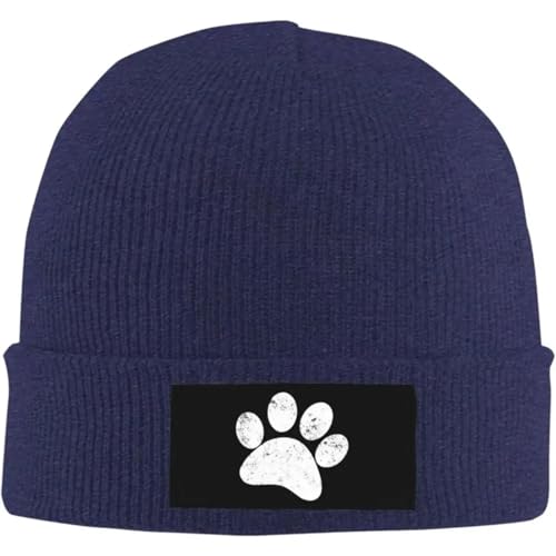 Beanies cuts de chien mignons : bonnet tricoté chaud et épais ultra élastique