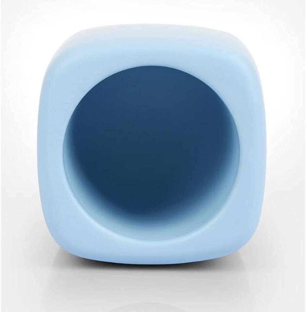 Cepillo de baño de cerámica Cuadrado con Mango Largo y Cabezal reemplazable, Color Blanco. Escobillero para baño. Cepillos y Soportes para Inodoro (Blanco).