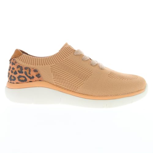 Image of Propet Womens Sachi Leopard Print Lace Up Sneakers Shoes Casual - Blue