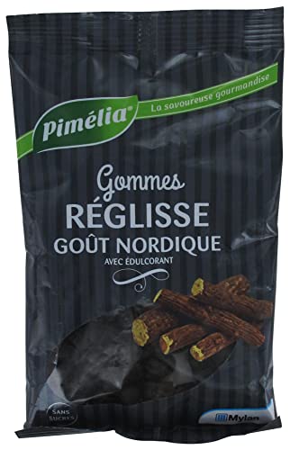 Pimélia Gommes Réglisse Goût Nordique Sans Sucres 100 g Cover