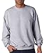 Jerzees Men's 562MR Crew Neck Sweatshirt, Ash, Small