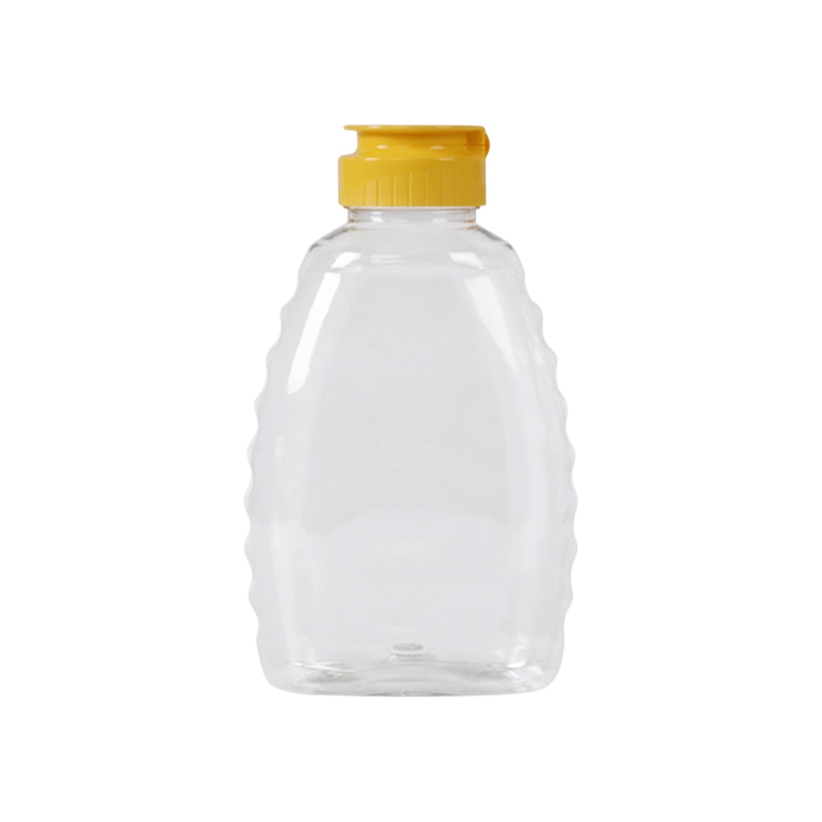 hogtnd Leak Proof Thickened Clear Sauce Bottle with Secure Lid Clear Viewing Sauce Container 6 Size for Kitchen & Dining Use Condiment Container