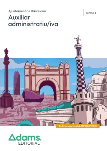 Portada de Temari 1 Auxiliar Administratiu-Iva Ajuntament de Barcelona