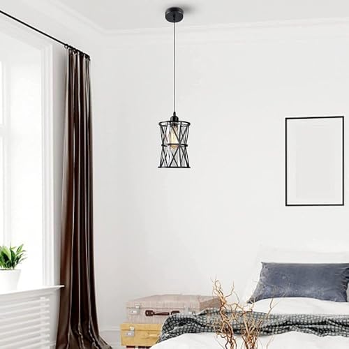 Lámpara industrial ajustable E27 para iluminar habitaciones oscuras y techos bajos 3