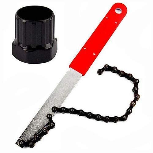 LIGHTER HOUSE Steel Whip Bike Cassette Freewheel Flywheel Removal Tool and Lock Ring Sprocket Remover Lock Ring Bicycle Chain, Black, Set of 2 Pcs (B08DG552DR) Amazon Price History, Amazon Price Tracker