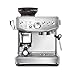 Sage - The Barista Express Impress - Kaffeemaschine mit manuellem Milchaufschumer & integriertem Mahlwerk - Intelligente Dosierung, 25 Mahlgradeinstellungen - Gebrsteter Edelstahl