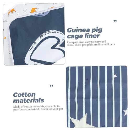 Tapis de cage lavable contre les fuites d'urine des cochons d'Inde et hamsters