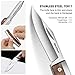 DURATECH Navaja Plegable, Cuchillo de Acero Inoxidable con Mango de Madera, Cuchillo...
