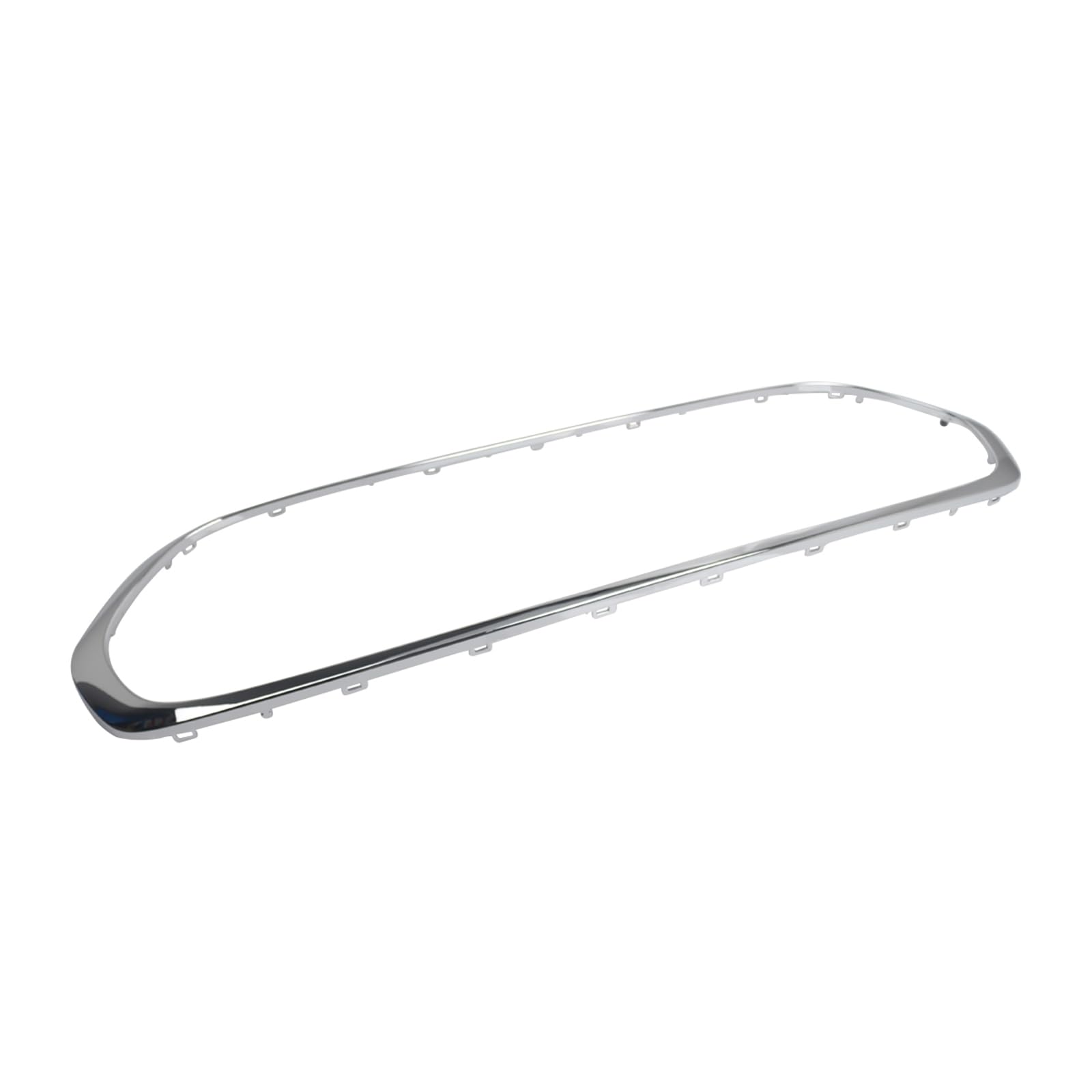 Shkalacar Chromowany grill chłodnicy, osłona przednia, listwa zderzaka, chrom, kompatybilna z BMW Mini F55 F56 F57 2014-2021, OEM: 51137449207, 51137300589