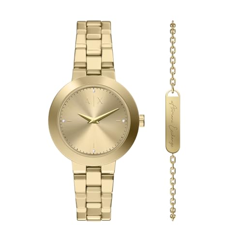 Armani Exchange AX7177SET montre femme finie l'hésitation entre montre et bijou