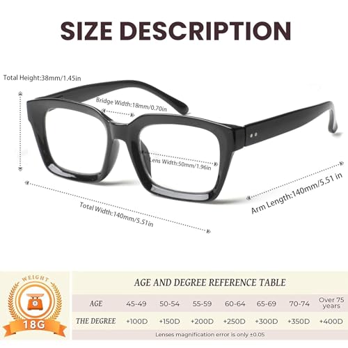 Image of JOSCHOO 3 Pack Reading Glasses Blue Light Blocking Computer Spring Hinge Readers for Women Men