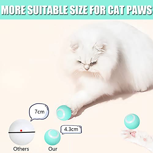 Interaktives Katzenspielzeug Ball, Katzenspielzeug Intelligenz Katzenball Elektrisch, Automatisches Katzenspielzeug für Katzen