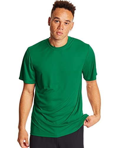 Hanes Mens Sport Cool Dri Performance Tee Shirt, Kelly Green, X-Large Us #TOP18