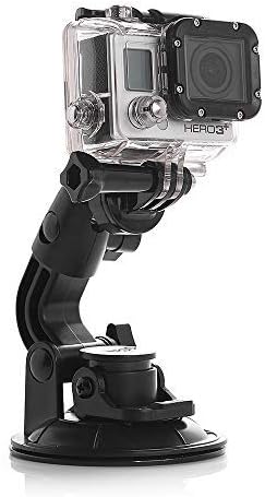 AxPower Car Suction Cup Mount for GoPro Hero 4 5 6 7 8 Black/Session, AKASO/Campark/YI Action Camera