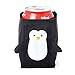 Balvi - Penguin Enfriador de latas, Enfriador de Cerveza, Enfriador de Bebidas. Set de 4 Unidades. Co