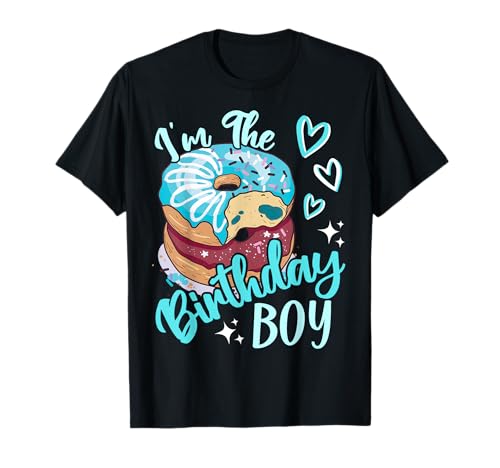 Familia temática de fiesta de cumpleaños con texto en inglés "I'm The Birthday" Camiseta