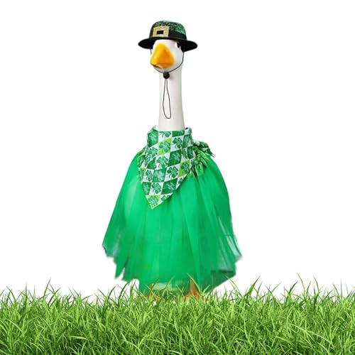 Trajes de pato de porche | Ropa de verano irlandesa para porche - Ropa decorativa de temporada para jardín, decoración de jardín para Acción de Gracias, granja, otoño, entrada, patio, Pascua