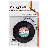 Gift Republic Ambientador de vinilo para colgar con disco de vinilo retro, accesorios para coche