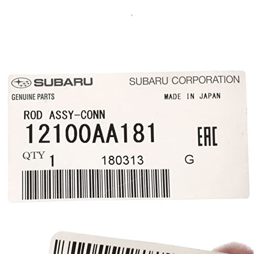 Genuine Subaru 12100Aa181 Rod Ay Connecting, 1 Pack #TOP4