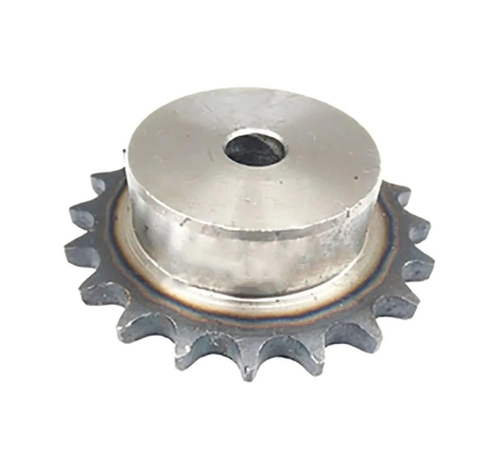 Zahnrollenkettenscheibe, Rollenkettenrad 06B Zahnrad 20-30 Zähne A3-Stahl Industrielle konvexe Zahnteilung 9,525 mm(24teeth)