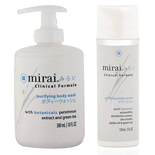 Mirai Clinical Persimmon Body Wash and Body Serum