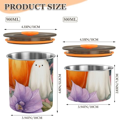 Contenedor hermético para café OTVEE 500ml acero inoxidable miniatura 3