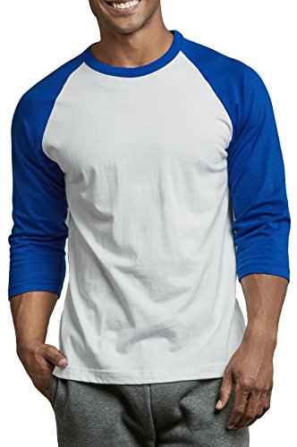 TOP PRO Men's 3/4 Sleeve Casual Raglan Jersey Baseball Tee Shirt4
