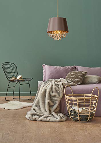 Lucide DOLTI - Suspension - Ø 30,5 cm - Taupe - Image 3