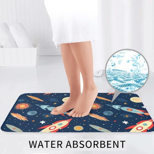Tapis de bain antidérapant en forme de U pour sol sec et sécurisé - 7