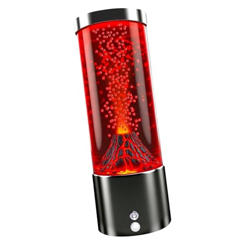 Veilleuse LED volcan couleur dynamique et éclairage sûr rechargeable pour enfant