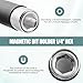 Drill Bit Holder 3.1/4.7/5.5’’, Drill Bit Extension 4 Pcs, Magnetic Bit Holder 1/4’’ Hex, Drill Extension Bit Holder Carbon Steel with Telescopic Sleeve for Screwdriver Bit Nut Socket by XIOGZAXI