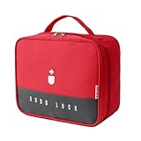 WeddHuis 2 Pcs Botiquín de Viaje, Bolsa de Primeros Auxilios Vacía, Impermeable, Portátil con Gran Capacidad para Viajar, Acampar y Senderismo