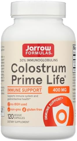 Jarrow Formulas Colostrum Prime Life 400mg 120 Capsules by Jarrow Formulas